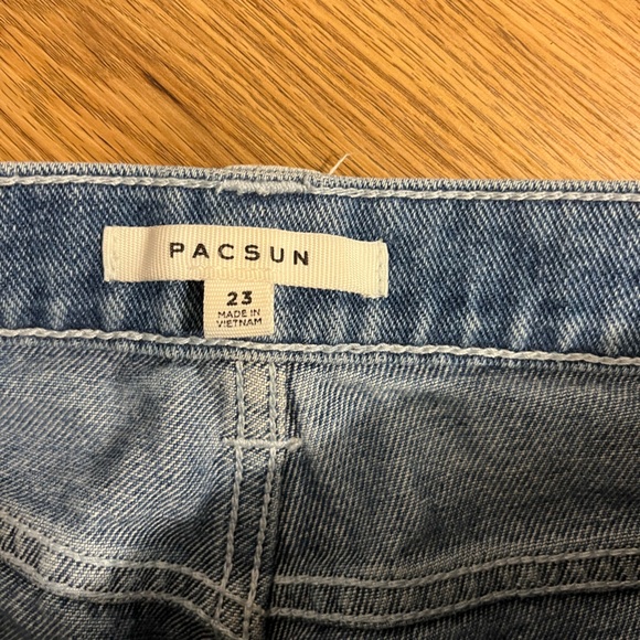 Pacsun Mom Jeans Cargo Womens Jeans 23 - Picture 3 of 4